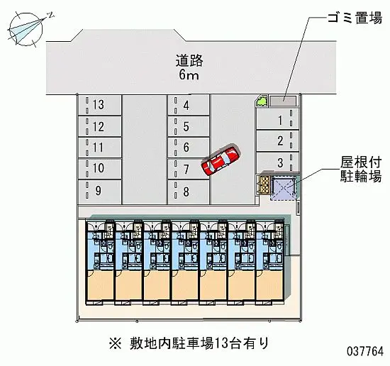 ★手数料０円★柴田郡柴田町東船迫１丁目 月極駐車場